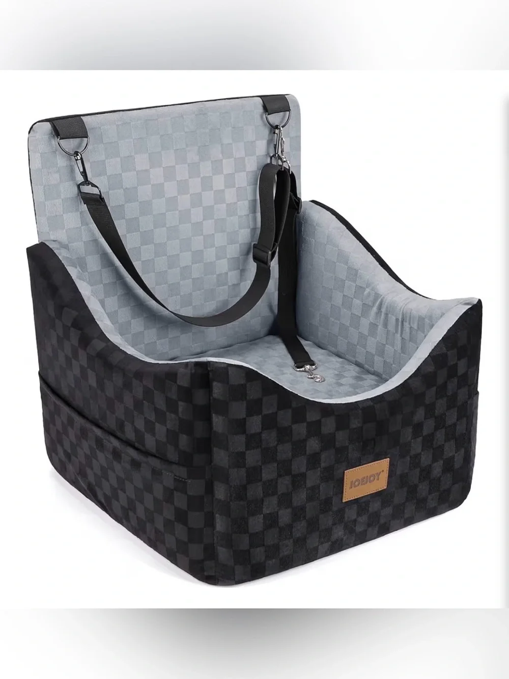 Elevated Dog Car Seat For Small/Medium Dogs Up To 35 Lbs